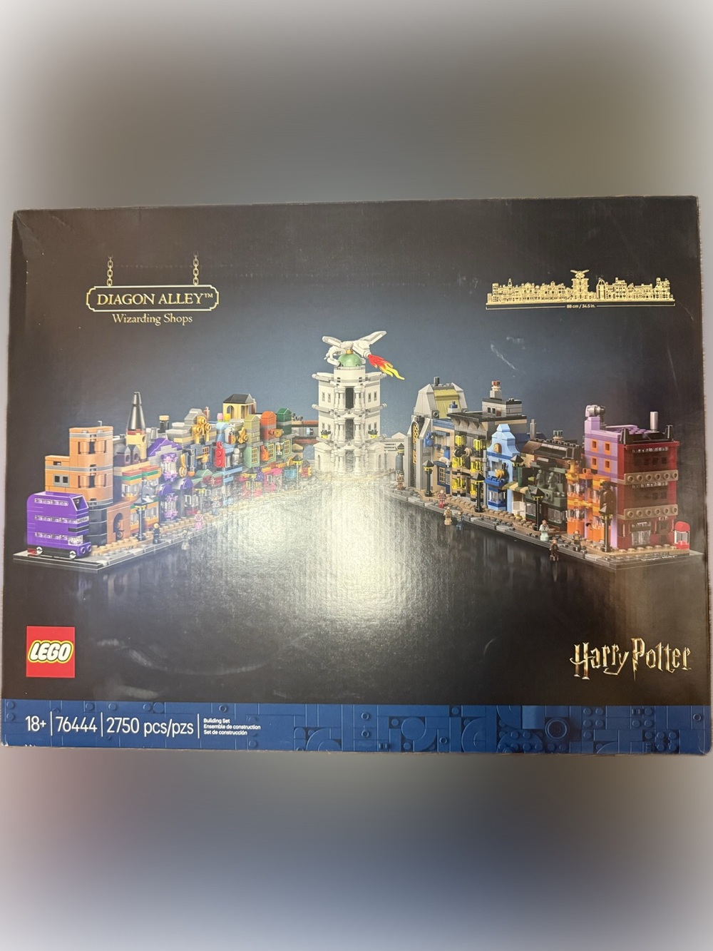 Lego Diagon Alley Wizarding Shops - Multicolor | 2750 pc | Brand New, Never Open